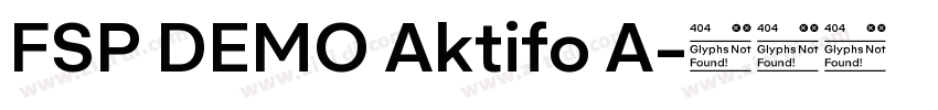 FSP DEMO Aktifo A字体转换 FSP DEMO Aktifo A字体转换